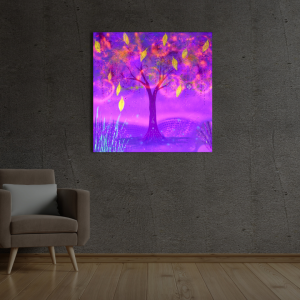 Œuvre phosphorescente Monde invisible