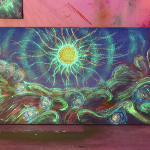 Dans les nuages – de nuit