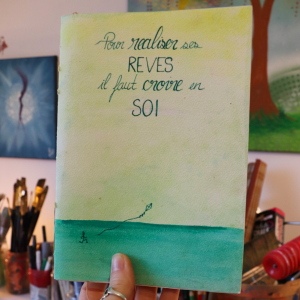 Carnet fait main Croire en soi