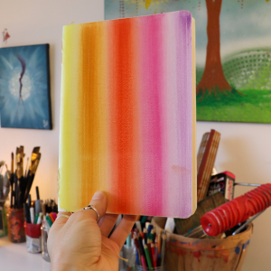 Carnet fait main rainbow